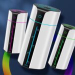 QYZL Mini Cool Mist Humidifiers,Quiet Humidifier with Night Light,Humidifier Air Purifier with Color Night Light for Home Bedroom Baby - Image 5