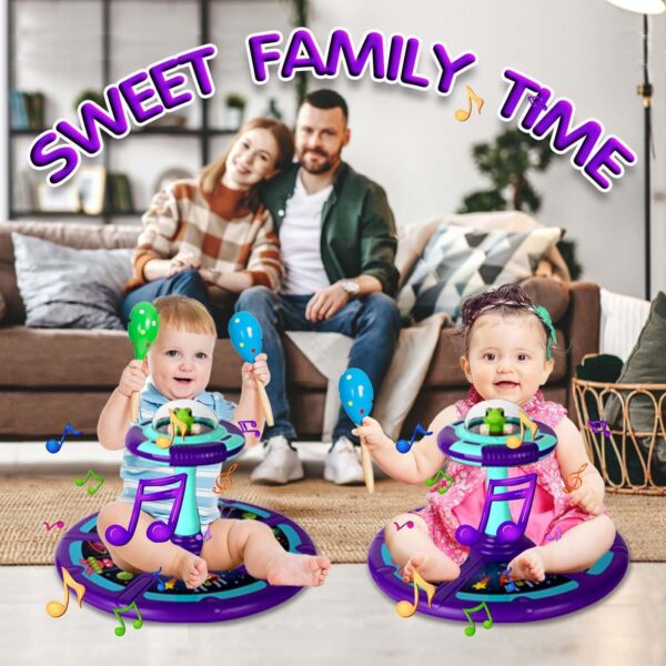Kids LED Sit & Spin Toy with Music - 360 Spinning Seat for Toddlers & Kids, Ages 18+ Months, Birthday Gift for Girls & Boys - Image 3
