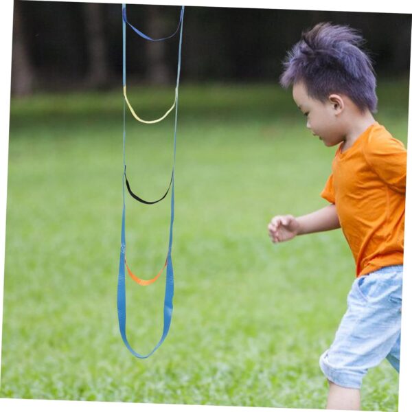 TOYANDONA 3pcs Webbing Climbing Ladder Climber Attachment Climbing Rope for Children Hanging Rope Ladder for Outdoor Children Climbing Ladder Rope Ladder for Indoor Climbing Ribbon - Image 5