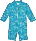 weVSwe Baby Toddler Boy Swimsuit UPF 50+ Sun Protection Rash Guard Swimwear with Crotch Zipper 0-3 Years