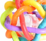 Toyland® 11cm Colourful Sensory Play & Learn Ball - Baby Toys - 3 Months + - Image 2