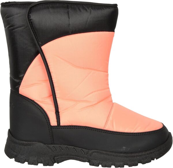 Mountain Warehouse Caribou Single Stripe Kids Snow Boots - Snowproof Shoes, Insulated Walking Boots, Warm, Sherpa Fleece Lining, High Traction Sole - For - Image 2