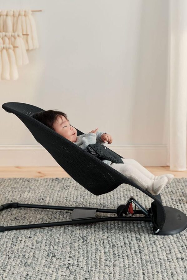 BabyBjörn Bouncer Bliss, Mesh, Black - Image 3