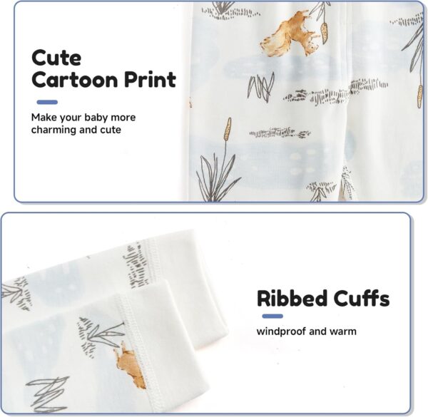 JiAmy Baby Outifts, Girls Pajamas Boys Sleepwears 2pcs Long Sleeves Pjs Tops & Pants Sets, Boys Nightwear Clothes for Toddler 3-18 Months - Image 5