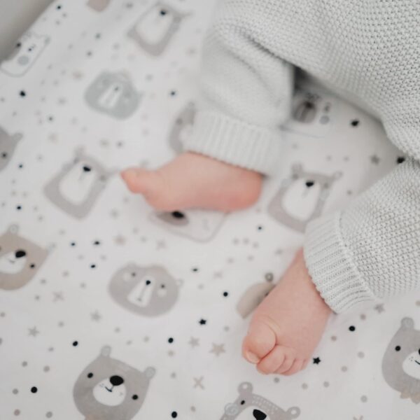 FlyIdeas 2-Piece Bedding Set for Kids and Junior Beds – 1 Cotton Fitted Sheet & 1 Waterproof Mattress Protector, 160x80 cm – Hypoallergenic, Soft, Breathable Toddler Bed Sheets - Image 6