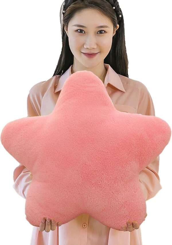 Fruusv Soft Plush Star Cushion, Nursery Room Star Cushion, Decorative Star Pillow Plush, Versatile Washable Star Shaped Pillow And Sizes For Children, Adults - Image 7
