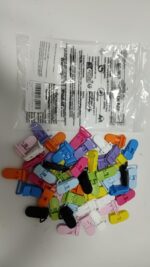 50 PCS Plastic Suspender Snap Pacifier Clip Pacifier Strap Holder Color Plastic Pacifier Suspender Clips for Baby Pacifiers, Bib Clips, DIY Crafts - Image 13