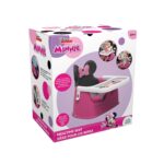 The First Years Disney Minnie Mouse Booster Seat for Kitchen Chair- Includes Removable Tray - Contoured Toddler and Baby Seat with 3-Point Harness for Mealtime - Lightweight Travel Booster Seat - Image 7