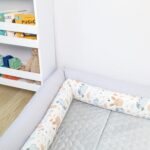 Totsy Baby XXL bed snake, bed pillow, nursing pillow, bed roll, bed guard, decorative pillow, bed border, snake XL handmade White stars on gray 150 cm - Image 6