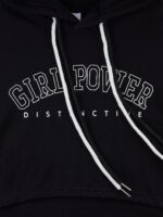 ESHOO Girls 2 Piece Outfits Kids Hooded Pullover Sweatshirt Tops Cami Dress Clothing Set Teen Girls Bodycon Dress and Hoodie Crop Top Sweatshirt Fall Winter Clothes - Image 8