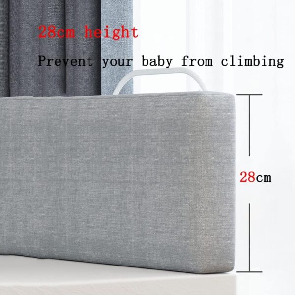 GYL Infant Safety Bed Guardrail Durable and stable Prevent collision Free adjustment of height baby Fall protection fence for Toddlers For Cribs, Twin, Double, Full size Queen &king bed(1pcs) - Image 5