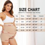 Diawsome Womens Seamless Maternity Boyshort Underwear Over Bump, Pregnancy High Waisted Shapewear Panties for Support Belly - Image 6