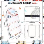 Cheerupp Race Car My First Year Photo Frame Board, One Year Birthday Wooden Picture Frame, Newborn 12 Months Milestone Picture Memories Display Board, Gifts for 1st Birthday Nursery Keepsake - Image 6