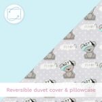 Baby Comfort 2 Piece Duvet Cover & Pillowcase Bedding Set 150x120 cm for Toddler Junior Cot Bed (It's a Boy) - Image 5