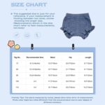 JEATHA Newborn Baby Boy Girls Cable Knit Shorts Bloomers Infant Elastic Waist Flounces Panties Underwear - Image 5