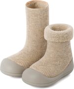 MK MATT KEELY Baby Shoes Boys Girls Winter Warm Sock Shoes Toddlers Thick Pre Walkers Shoes with Anti-Slip Rubber Sole - Image 5