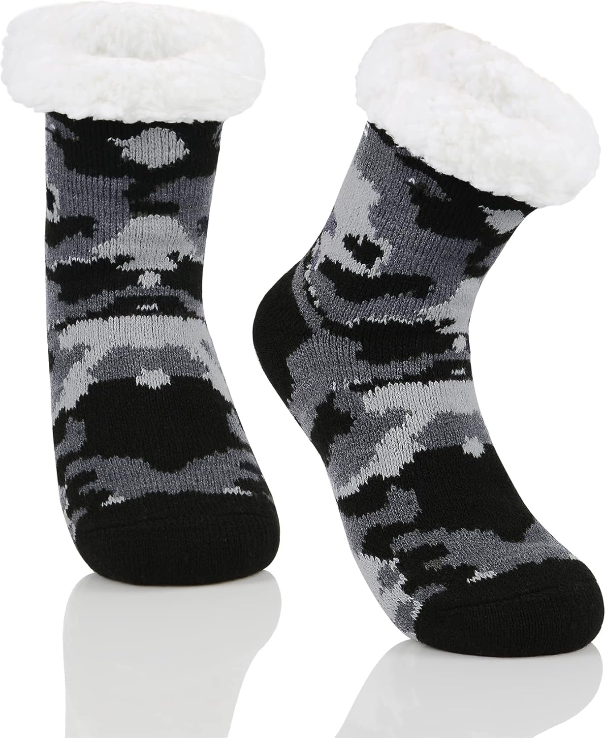 71tjouwSQL._AC_SL1500_.jpg Zando Slipper Socks Funny Socks Personalised Socks Slipper Socks Kids Slouch Socks Girls Socks Boys Slipper Socks - Image 1