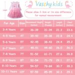 VASCHY Butterfly Dress for Girls, Cute Girls Sequin Tulle Ruffle Sleeve Princess Outfit Party Clothes,Toddler/Little/Big Kid Girls Clothing Size 5T - Image 6