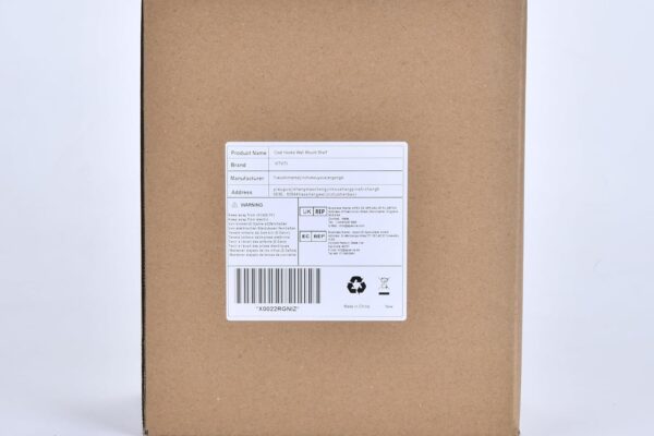 VITVITI Coat Rack Wall Mount with Shelf,Wood Entryway Coat Hanger with 5 Metal Hooks,Farmhouse Hat Coat Rack for Wall Living Room/Bathroom/Kitchen,Rustic Brwon - Image 7