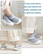 Maeau - Baby First Walking Shoes Baby Boys Girls Sock Shoes Infant Toddler Sock Slipper Anti-Slip Trainers Indoor Outdoor for Holiday Party Gift - Image 5