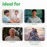 P-flector® Toilet Seat Urine Guard - Pee Splash Guard for Potty-Training Kids, Adults, Seniors & Special Needs Individuals - Fits Round, Elongated & Curved Toilet Seats (1-Pack) - Image 7