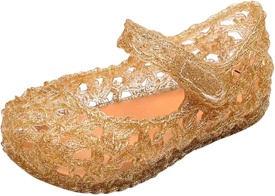 71v1b7KJ92L._AC_SL1024_.jpg Xmiral Sandals Kids Baby Girls Plastic Hole Princess Shoes Soft Single Shallow Crib Shoes - Image 1