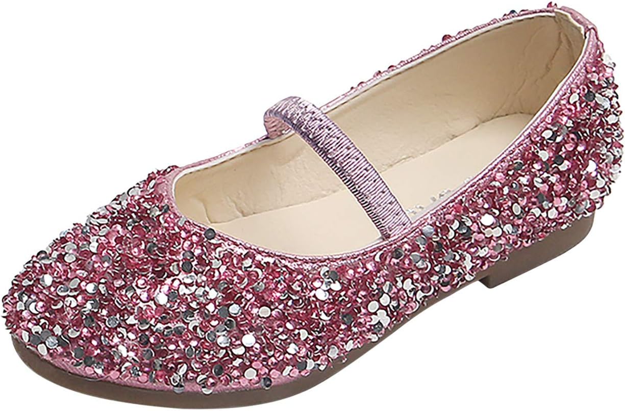 71vA69vGdL._AC_SL1500_.jpg Children Shoes High Heels Girls Shoes Dress Shoes Performance Shoes Children Crystal Shoes Kid Sneaker Size 2 Tennis Shoes for Girls - Image 1