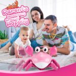 Toyzey Baby toys for 1-3 Year Old Crawling Crab Toy for 0-6 Months Baby Sensory Toys for Baby Age 1-3 Baby Gift 6 Months Plus Dancing CrabToy Baby Age 6-12 Months Tummy Time Toys 0-12 Months Baby Gift - Image 5