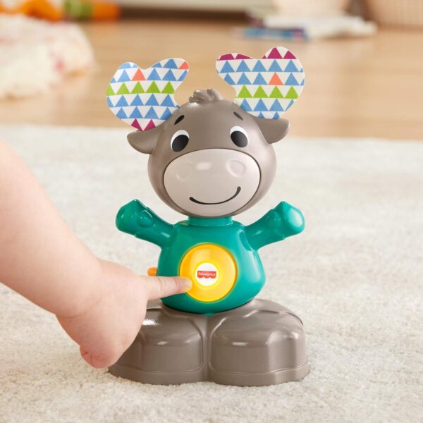 Fisher-Price Linkimals Musical Moose, Baby Toy, Product in Portuguese (Mattel GRB27) - Image 6