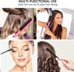 3 Pcs Slick Back Hair Brush Set with Edge Brush, Rat Tail Comb, Bristle Brush, Teasing Brush Set for Smoothing Baby Hair & Flyaways (pink) - Image 7