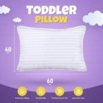 Utopia Bedding Toddler Pillow 12 Pack, 40 x 60 cm Cot Pillow, Kids Small Pillow, Soft and Breathable Pillow, Perfect for Travel (White) (Intended for Age 2 and up) - Image 3