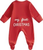 Baby Girl Boy My First Valentine's Day Outfit Mommy's Valentine Footie Romper Zipper Jumpsuit Newborn Infant Clothes