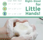 myHomeBody Konjac Baby Sponge for Bathing, Cute Shapes Natural Kids Bath Sponges for Infants, Toddler Bath Time, Natural and Safe Plant-Based Konjac Baby Bath Toys, 3pc. Set: Elephant,Bear,Star - Image 2