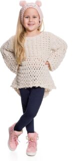 hi!mom Winter Children Leggings Full Length Cotton Kids Pants Thermal Material Thick Winter Kids Leggings Warm Breathable Children Pants Casual Daily Kids Girls Leggings All Ages CHILD28