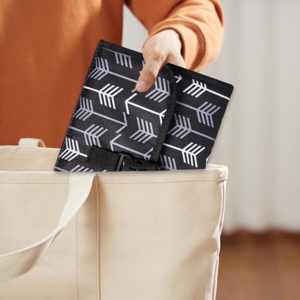 demaxiyad Portable Changing Mat,Foldable Babies Diaper Changing Pad Babies Changing Mat - Waterproof Portable Diaper Changing Station Diaper Changer Travel Bag - Image 3