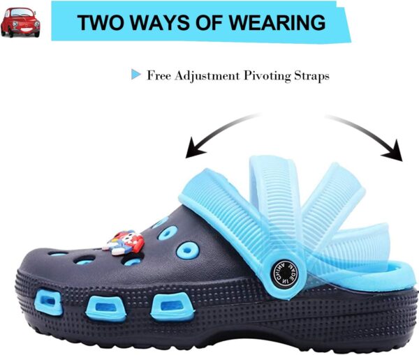 Kids Clogs for Girls and Boys Non-Slip Garden Shoes Slip-on Sandals Beach Pool Shower Slippers Surf Clogs for Children Toddler - Image 4