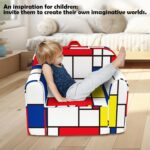 Cuddly Toddler Chair, Kids Snuggly-Soft Armchair,Kids Sofa Chair with Washable and Removable Cover,Toddler Foam Chair with Friendly Carrying Handle, Reading Couch for Boys and Girls - Image 6