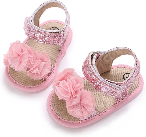 Toddler Soft Shoes Baby Girls Boys Sandals Infant Outdoor Casual Slipper Toddler First Walking Princess Shoes for 0 to 18 Months - Image 2