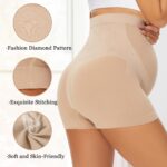 Diawsome Womens Seamless Maternity Boyshort Underwear Over Bump, Pregnancy High Waisted Shapewear Panties for Support Belly - Image 4