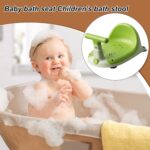Baby Bath Seat, Non-Slip Children Shower Stool, Creative Motorcycle-Shaped Design, Safe & Sturdy Baby Bathtub Chair 14.57x10.71x8.11 Inches Ideal for Bathroom Use - Image 5