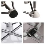 PandaEar Portable Baby Seat Travel| Compact Fold with Straps for Indoor/Outdoor Use| Great for Camping, Beach, Lawn |Toddlers, Kids, Boys, Girls (Grey) - Image 4