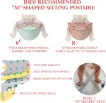 Treer Baby Carrier with Hip Seat for Newborn to Toddler, Adjustable Size for Men and Women, Suit Front and Back, Ergonomic Design 360° Safety Protect, Lightweight Breathable (Gray) - Image 4