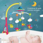 BABY Musical Crib Mobile, Baby Crib Mobile, Remote Control Nursery Lights Projector Function, Kids Accessories, Nursery Decor for Boys and Girls - Image 3