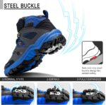 VITIKE Kids Snow Boots Outdoor Winter Walking Boots Warm Trekking Boots - Image 3