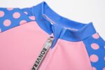 BONVERANO Infant and Baby Girl Swimsuits/Rashguard One Piece UPF 50+ Sun Protection Ruffle Zipper with Sun Cap. - Image 5
