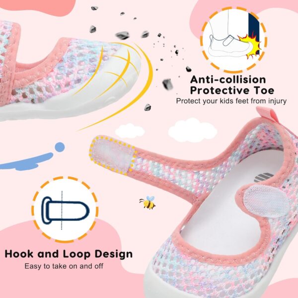 JOINFREE Girls Boys Summer Sandals Infant Shoes Lightiwehgt Barefoot Sneakers Toddlers Breathable Sandals Sneakers Water Shoes - Image 5