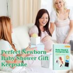 Nabance Baby Footprint Kit & Handprint Kit, 3 Inkless Ink Pads, 2 Photo Frames, 6 Imprint Cards, Safe for Baby Hands and Feet, Family Keepsake Gifts for New Parents, Baby Shower Gifts 0-6 months - Image 7