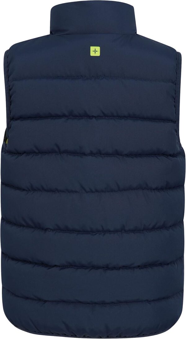 Mountain Warehouse Rocko Kids Padded Gilet - Water Resistant Rain Coat with Microfibre Padding & Front Pockets, Boys & Girls - For Autumn, Winter & Outdoors - Image 4