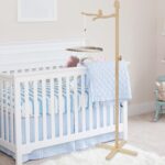 Baby Mobile Arm, Upgraded Wooden Crib Mobile Holder Without Mosquito Net, DIY DIY Cot Mobiles for Babies Mobile Stand Easy Installation for Hanging Bed Bell(Without Mosquito net) - Image 5