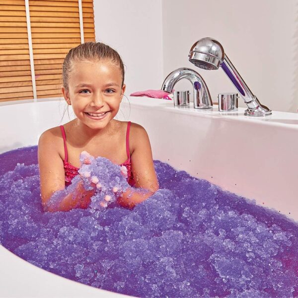 Eco Glitter Gelli Baff Purple, 1 Bath or 6 Play Uses from Zimpli Kids, Magically turns water into thick, glittery goo, Eco, Recyclable Children's Bath Toy for Boys and Girls, Certified Biodegradable - Image 2